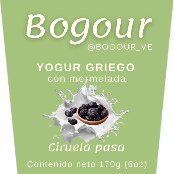Yogur Griego. Ciruela pasa