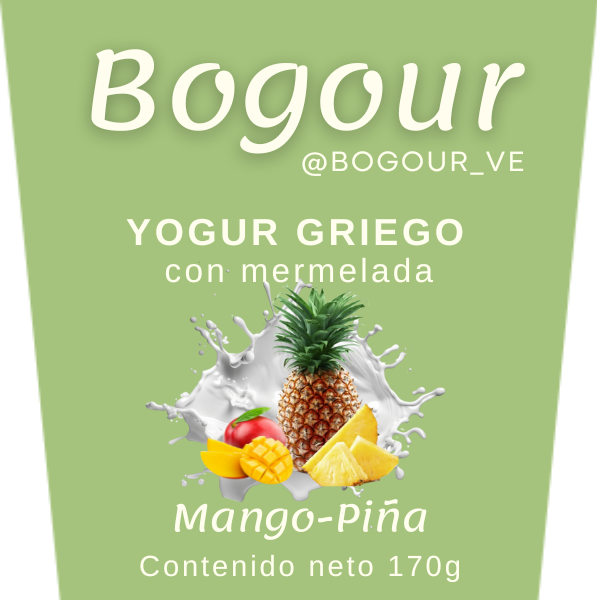 Yogur Griego. Mango-Piña