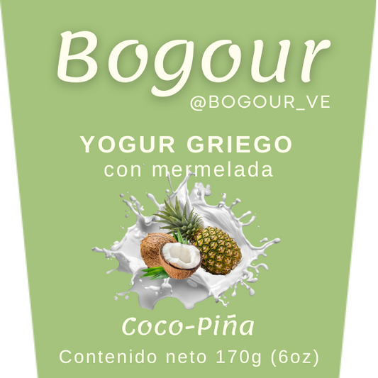 Yogur Griego.  Coco-Piña