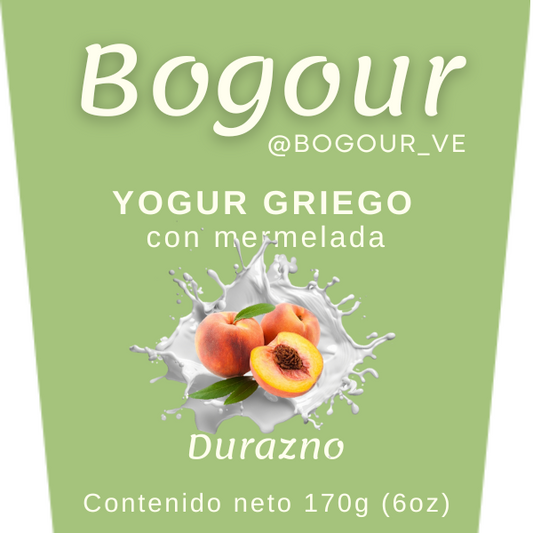Yogur Griego. Durazno
