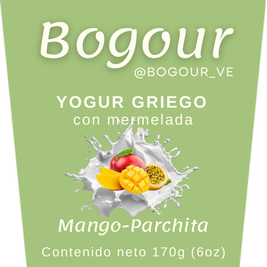 Yogur Griego.  Mango-Parchita