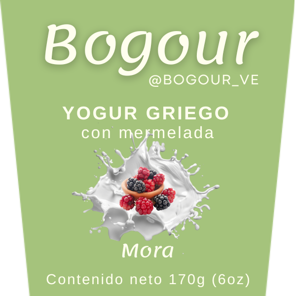 Yogur Griego. Mora
