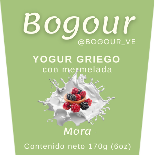 Yogur Griego. Mora