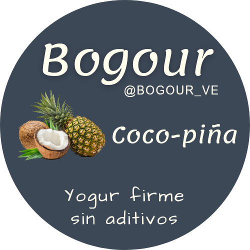 Yogur firme. Coco-Piña