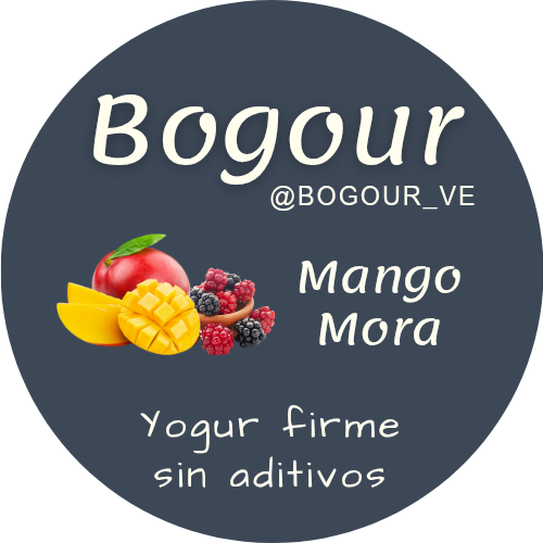 Yogur firme. Mango-Mora